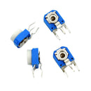 65 Unids Rm063 Vertical Azul Blanco Ajustable Kit De Resistencia De 100 Ohm
