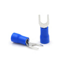 20PCS Fork Spade Wire Connector Electrical Crimp Terminal 14-16AWG 4mm FT