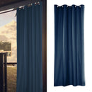 Thicken Fabric Outdoor Curtain Waterproof  Divider Blackout Blue_54x84inch
