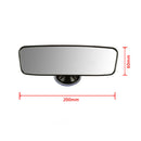 Universal Car Auto Wide Flat Interior Rearview Mirror Adjustable Suction Cup