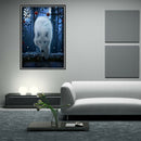 Walking Wolf DIY Diamond Painting Cross Stitch Kit Embroidery Home Decor