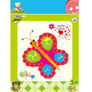 Kids Child DIY Button Stickers Picture Handmade Painting Drawing Craft Kit