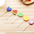 Creative Fruit Eraser Rubber Pencil Candy School Stationery Random Gift Cut