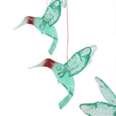 Solar light hummingbird led light wind chime 7 color hummingbird lamp hangin@