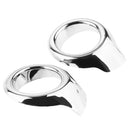 2X ABS Car Front Fogs Light  Lamps Cover Trims Chrome Protector Car For Ford