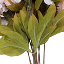 1Bouquet 8 Heads Artificial Peony Silk Flower Leaf Home Wedding Party Decor