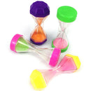 Plastic Hourglass Sand Timer Clock Sandglass Timer Cup Kid Math Learning ToyS lj