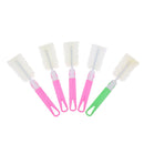 5Pcs Bottle Cup Glass Easy Wash Clean Long Sponge Brush Kitchen Tool Handle