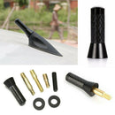 3.5cm Universal Car Auto Carbon Fiber Black Screw Short Stubby Mast Antenna