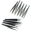 Professional 4x Antistatic Tweezers Repair Tool Kit For Electronics Implements
