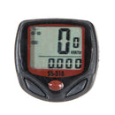 Bicycle Speedometer + 5 LED Mountain Bike Cycling Light Head + Rear Lamp A