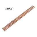 10pcs Low Temperature Flat Soldering Rods for Welding Brazing Repair 3x1.3 ONH