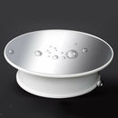 Electric Rotating Display Stand Turntable for Jewelry Watch  White-Mirror