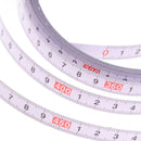 Pack of 2 Durable Miter Saw Track Tape Measure Backing Metric Steel Ruler 5M,