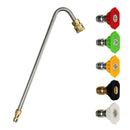 Pressure Washer Gutter Cleaner Attachment, Angled Extension Wand for Gutter