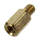 50 Pcs PC PCB Motherboard Brass Standoff Hexagonal Spacer M3 7+4mm
