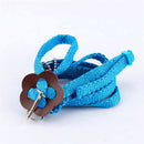 1Pc Adjustable Washable Nylon Pet Bird Parrot Harness Leash Outdoor Walking Rope
