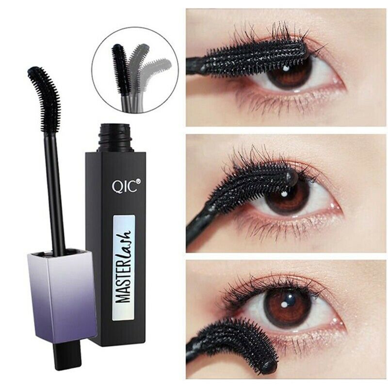 2Pcs Qic Mascara Maquillage Super Black Durable Waterproof Natural Thick Le G1L2