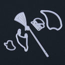 Witch DIY Metal Stencil Scrapbook Craft Embroidery Cutting Die