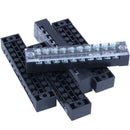 5 Pcs Dual Row 10 Position Screw Terminal Block Connector 600V 15A S3B7