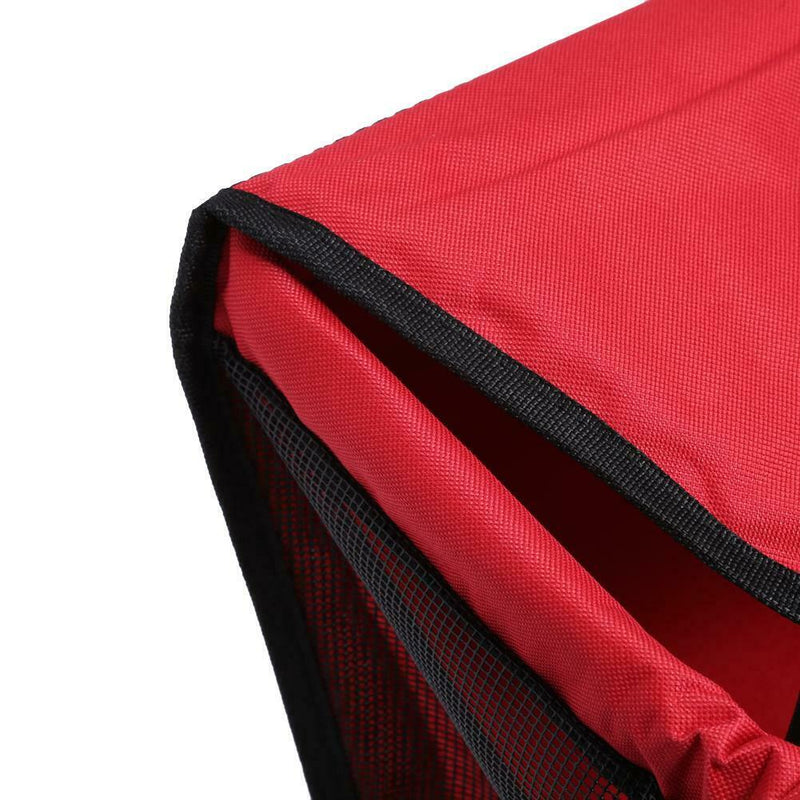 Pet Car Safety Seat Breathable Waterproof Cat Dog Travel Carrier Bag (Red)