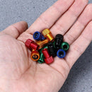 Bicycle Valve Adapter 10Pcs Aluminum Presta Schrader Converter Car Bicycle  L7B3