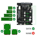 2 Port M.2 NGFF Key B & MSATA SSD to USB 2.0 Adapter Converter Reader Card