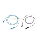 2Pieces Black +Blue 3.5mm M to F Stereo Audio Headphone Extention Cable Cord