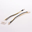 1X 4-Pin Molex/IDE to 3-Pin CPU/Case Fan Power Connector Cable Adapter 20cm  LI