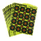 160pcs Shooting Targets 2'' Reactive Splatter Glow Florescent Paper Target