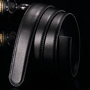 Fashion Luxury Men PU Leather Belt Wristband Strap Without Automatic Buckle Kit