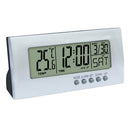 Desktop Table Alarm Clock Digital LED Display Temperature Meter Moniter
