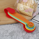 5pcs/set Measuring Spoons Colorful Plastic Measure Spoon Baking Measuring To Gw