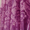 250*100cm Peony Voile Beads Living Room Window Tulle Sheer Curtain Purple
