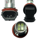 Pair H11 H8 H9 100W LED Fog DRL Driving Lights Car Head Light Bulbs Ice Blue