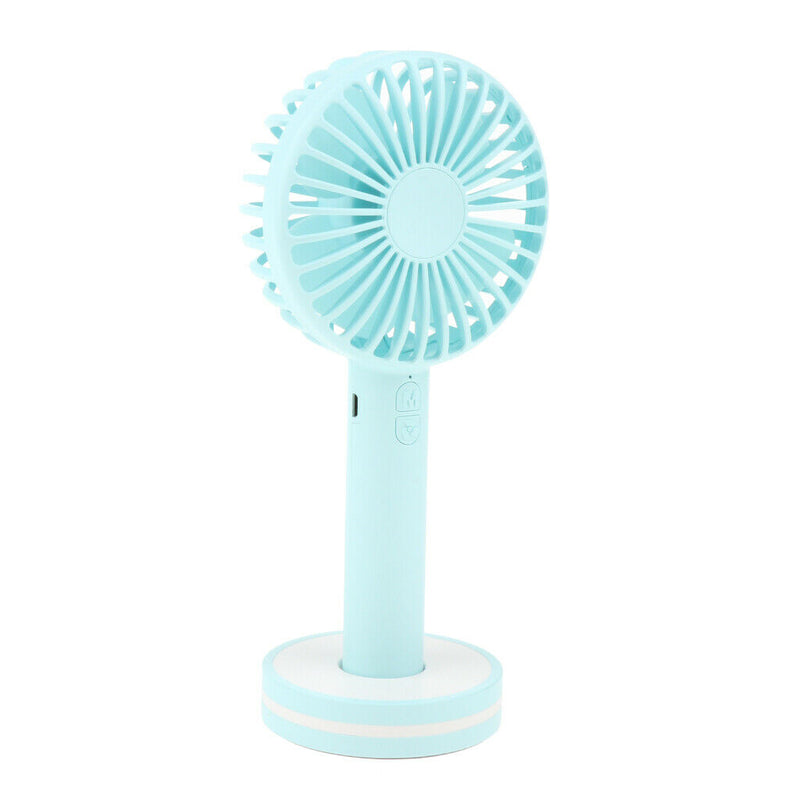 Portable USB Desktop Handheld Personal Fans, Cooler, Adjustable, with Mirror