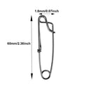 30pcs Long Line Fishing Tuna Clips Stainless Steel Clip Branch Hangers for Deep