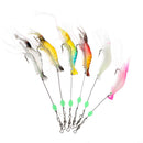 6Pcs Simulation Prawn Fishing lure Multicolor Luminous Tackle Bait Soft baitFT