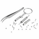 1000 Pcs Glasses Screws Nut Assortment + 1 Pc Screwdriver + 1 Pc Tweezers,