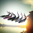 Fishing Lures Crank Bait Hooks Bass Crankbaits Tackle Sinking Baits 8 Segment
