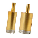 Set of 2 Diamond Holesaw Tile Ceramic Glass Slate Porcelain Marble Drill Bits