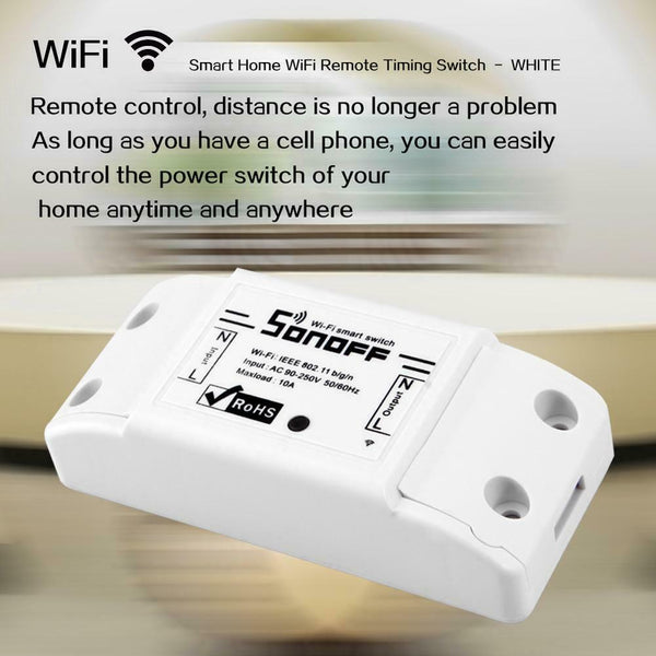 Wireless WiFi Switch Light Remote Control Automation Module Timer Socket A#S