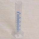 4pcs Set Plastic Graduated Laboratory Measuring Cylinder 10mL,25mL,50mL,1 D Q5Z1