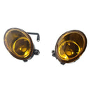 01-06 For-Bmw E46 For-Bmw E39 Yellow Lens Pair Bumper Fog Light Lamp Replac