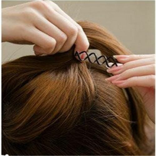 12pcs Black Cool Unique Spiral Spin Screw Bobby Pin Twist Barrette Hair Clip New