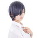 Black Butler Ciel Phantomhive Short Blue Gray Anime Fashion Costume Wig