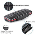 Waterproof Holder Storage Memory Card Protector Case Fits 12 SD+12 Micro SD Card