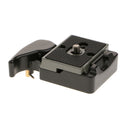 Aluminum Quick Release Plate Clamp 1/4'' Screw Adapter Fit for Bogen 3157N,
