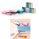 New Cute Candy Color School Office Mini Stapler Book Sewer Geometric Stapler OZ