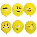 100x Round Balloons Multi Kinds  Smile Face Party Latex Balloons MO